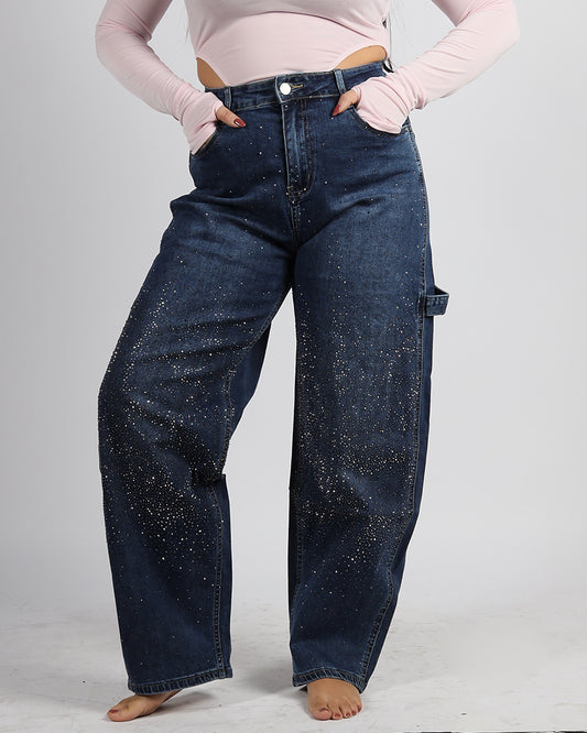 JEANS CARGO GLITTER