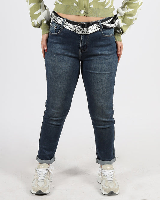 JEANS CON CINTURINA