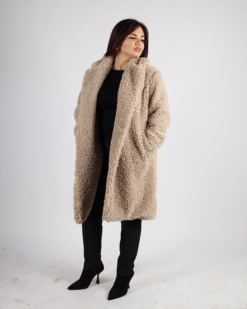 CAPPOTTO PELLICCIA TEDDY