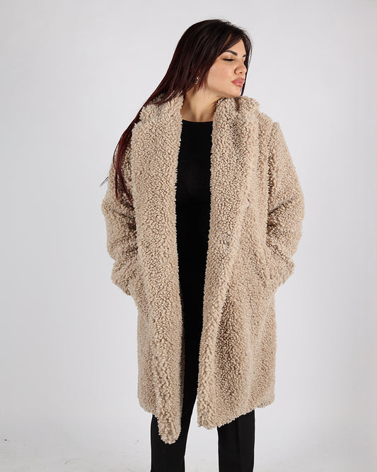 CAPPOTTO PELLICCIA TEDDY