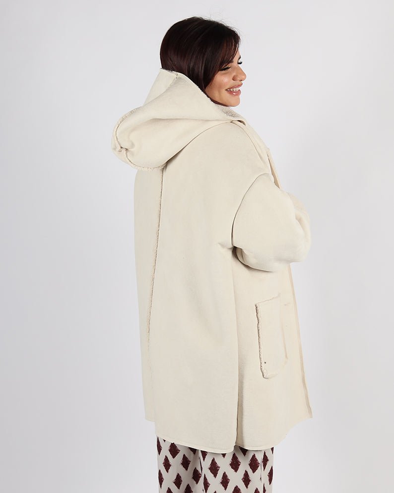 CAPPOTTO SCAMOSCIATO MOD MONTONE
