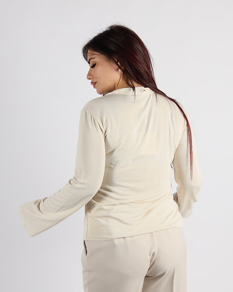 MAGLIETTA DI LANA RASATA MOD CAMICIA CONVOLA'