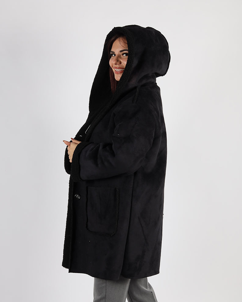 CAPPOTTO SCAMOSCIATO MOD MONTONE