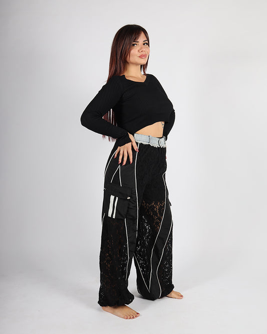 PANTALONE MERLETTO