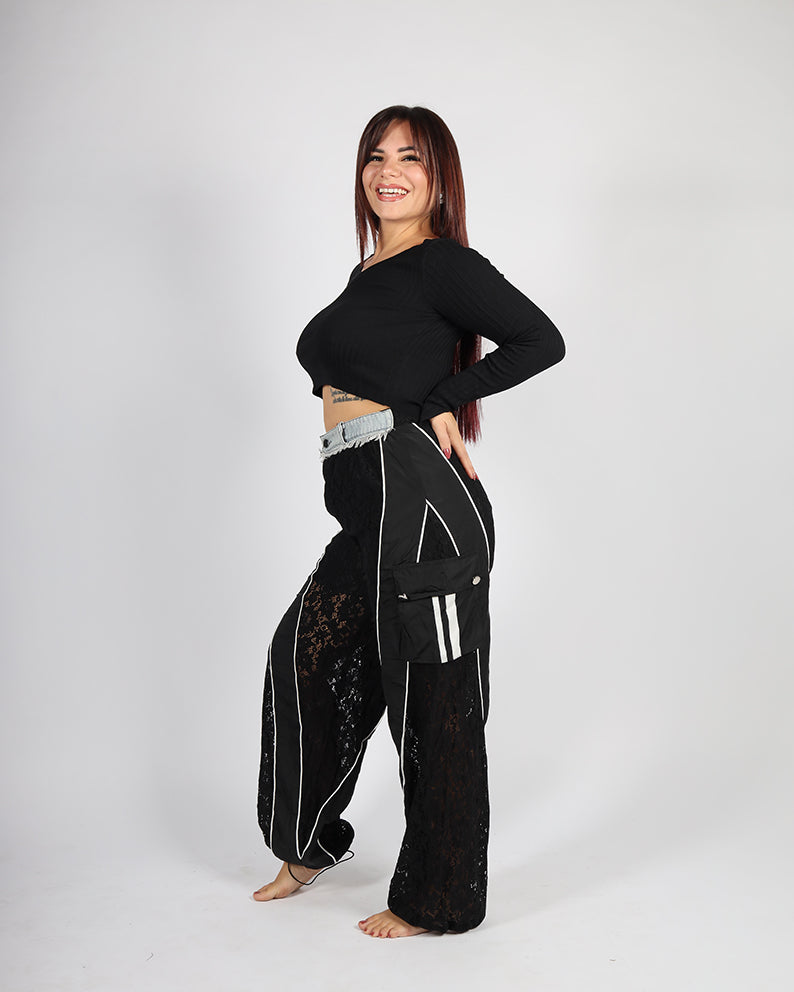PANTALONE MERLETTO