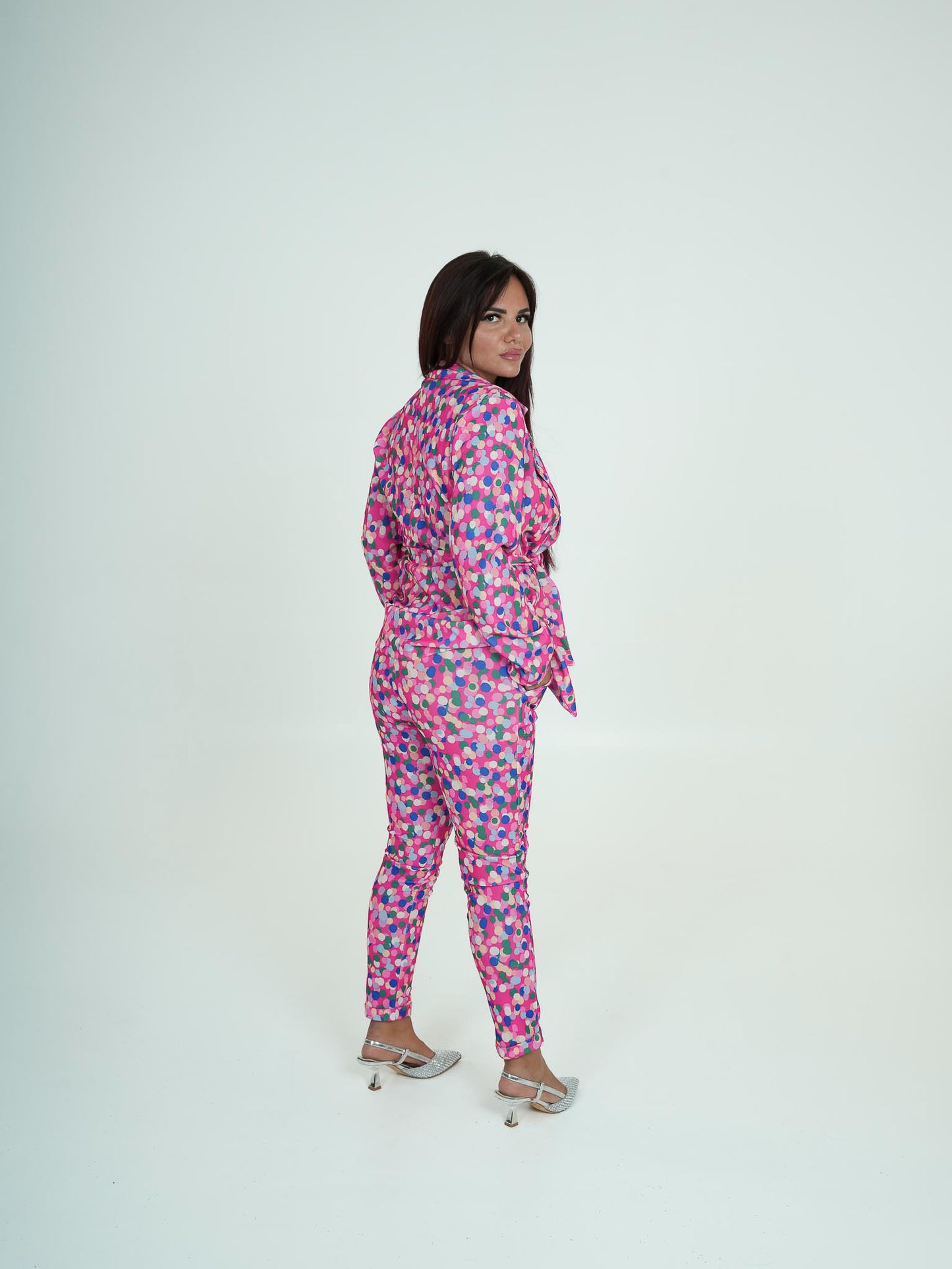 Tailleur Giacca e Pantalone a fantasia