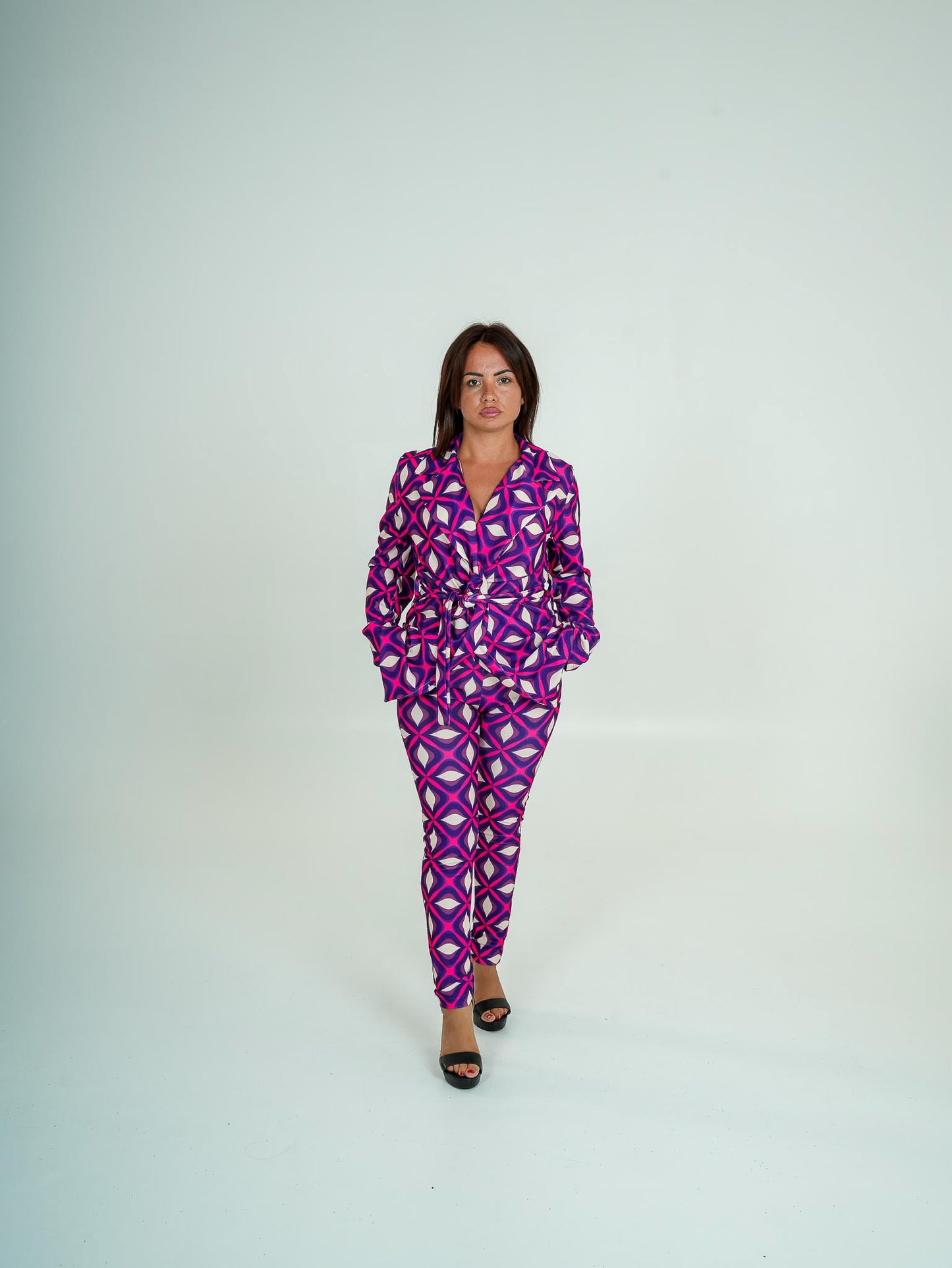 Tailleur Giacca e Pantalone a fantasia