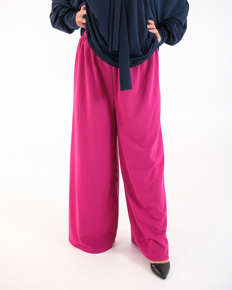 PANTALONI CLASSICI CON  ELASTICO OVER