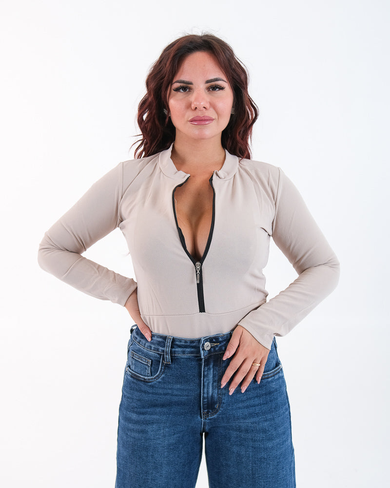 BODY CON CERNIERA GIULIA