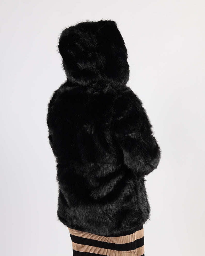 PELLICCIA ECO CHIC NERA