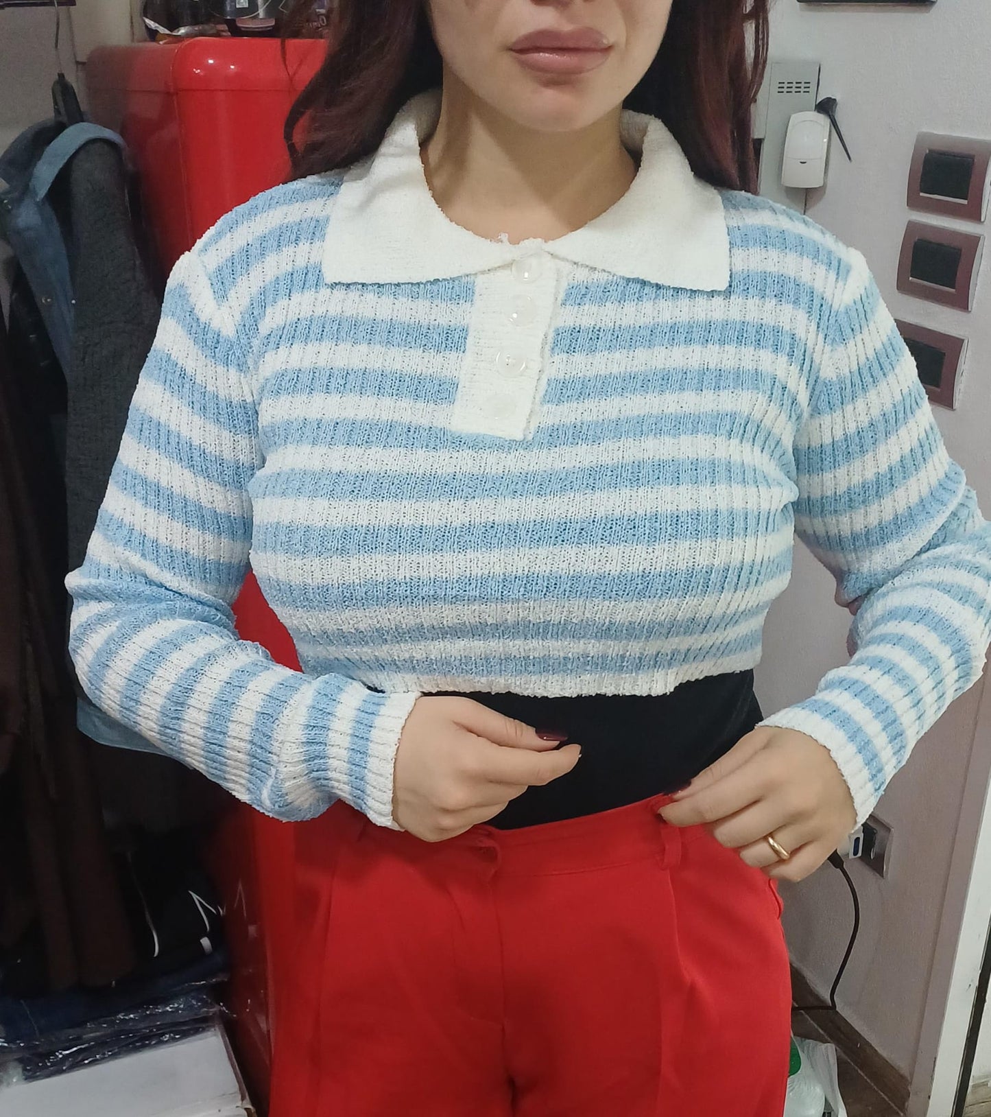 MAGLIA LANA RIGHE