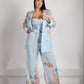 Tailleur 3pz Floreale