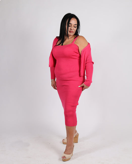 VESTITINO + CARDIGAN