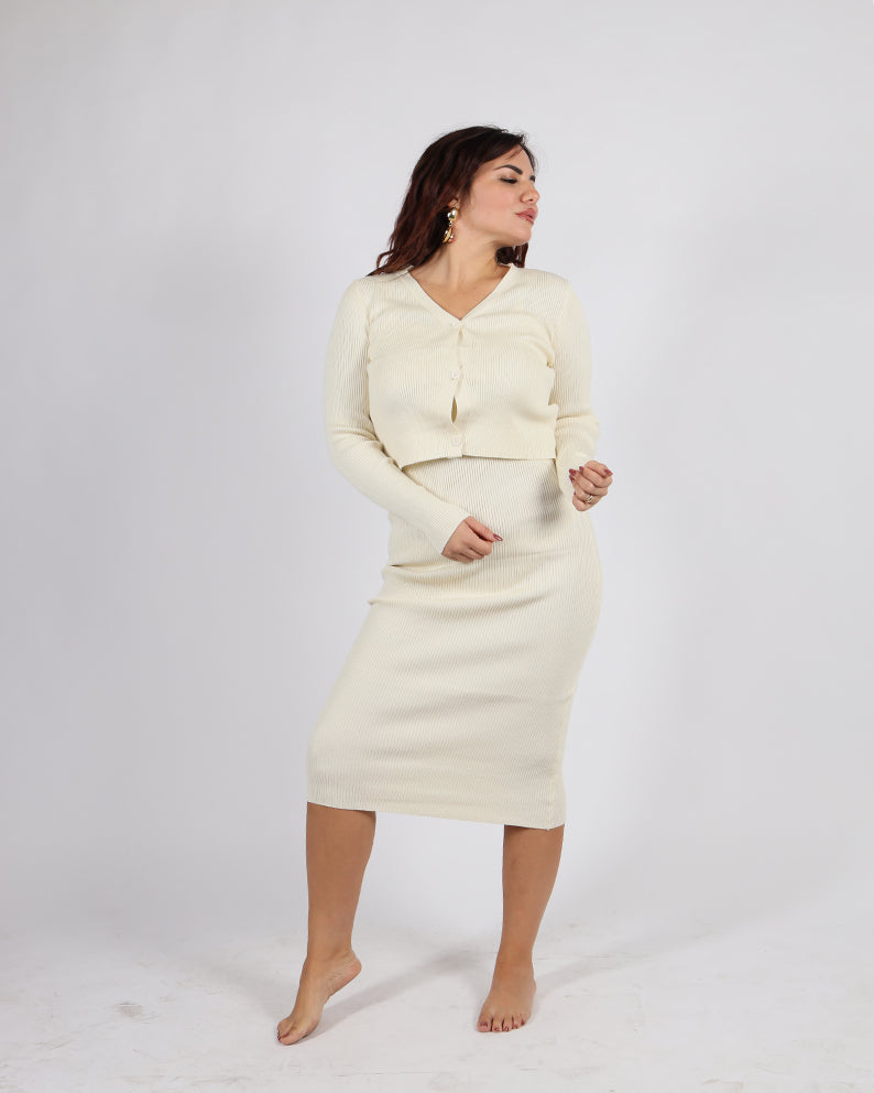 VESTITINO + CARDIGAN
