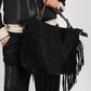 BORSA GRANDE CON FRANGE