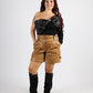 PANTALONCINI BERMUTA ECOPELLE