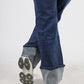JEANS CON PIEGHE GLITTER