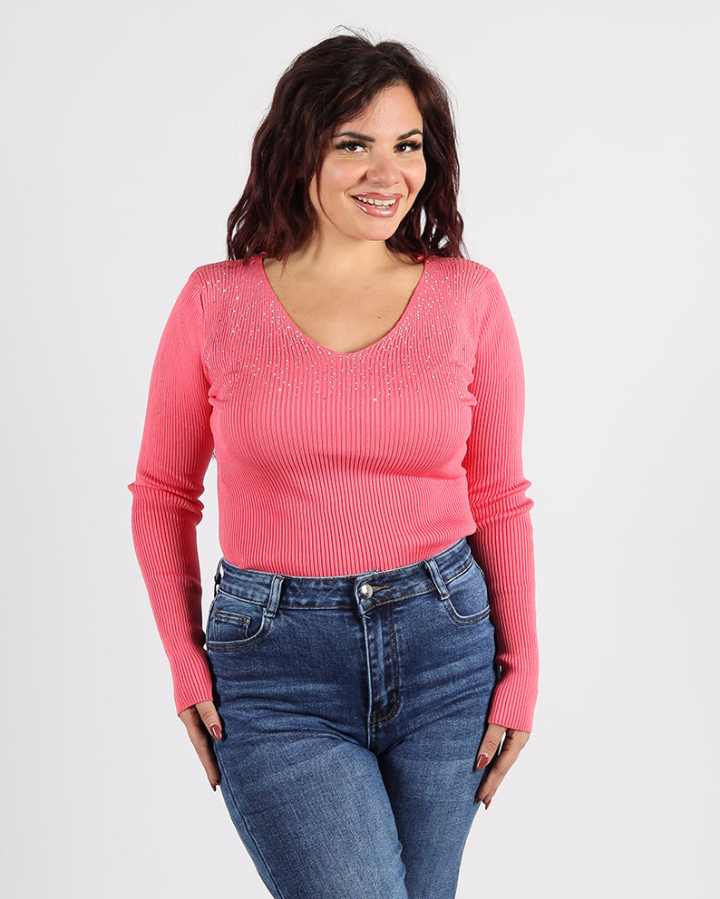 MAGLIONCINO BRILLANTINATO