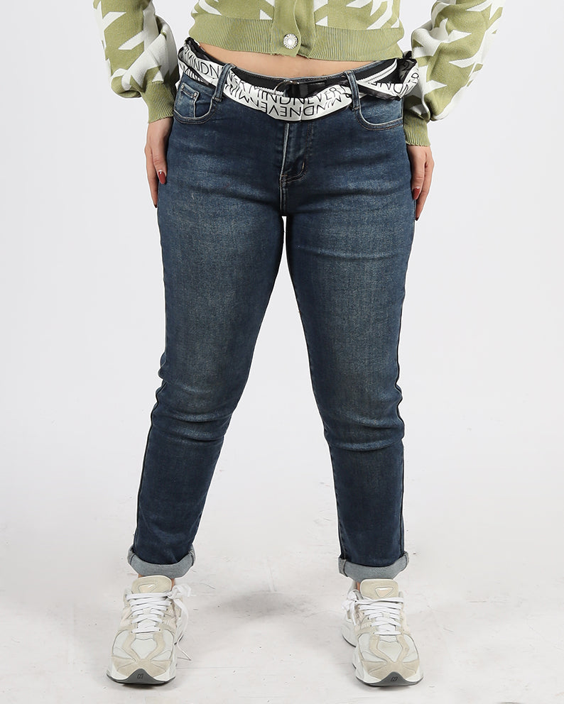 JEANS CON CINTURINA