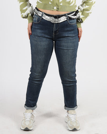 JEANS CON CINTURINA