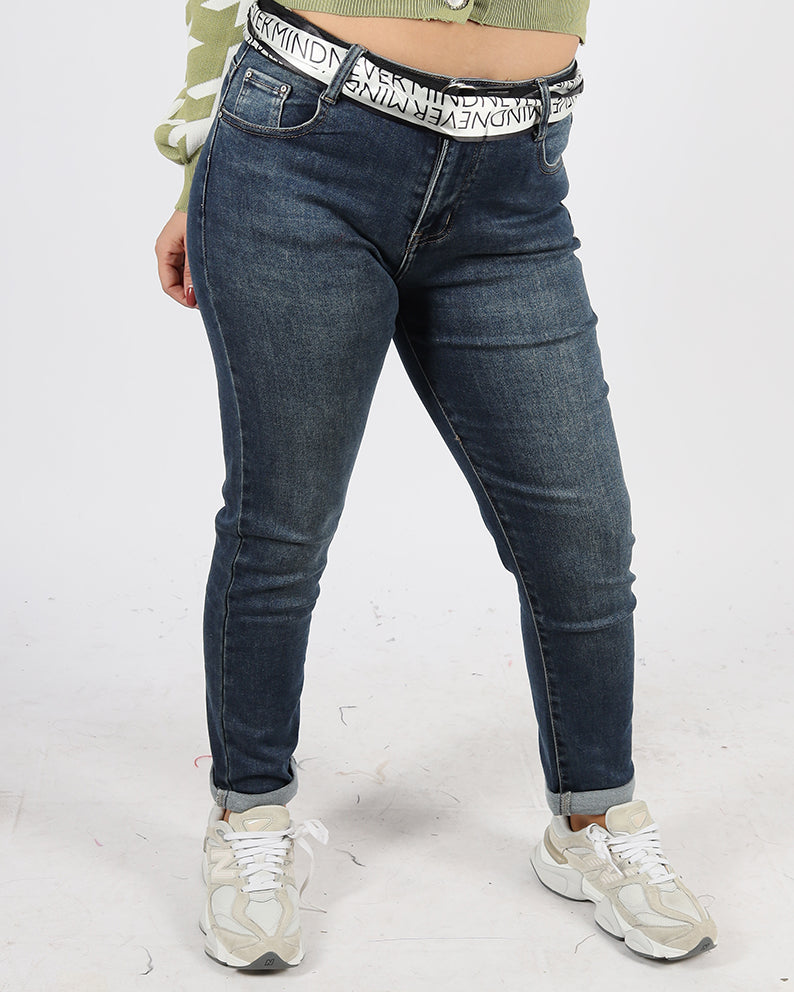 JEANS CON CINTURINA