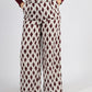 PANTALONE PALAZZO ROMBO