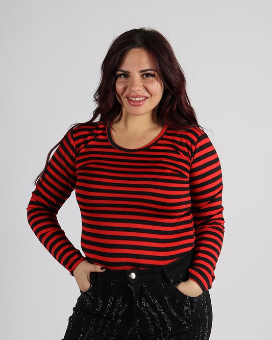 LUPETTO A RIGHE GIROCOLLO