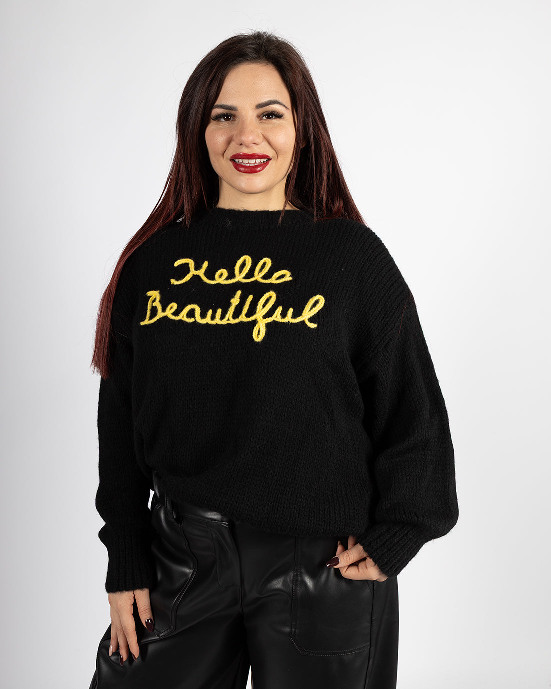 MAGLIONE HELLO BEAUTIFUL