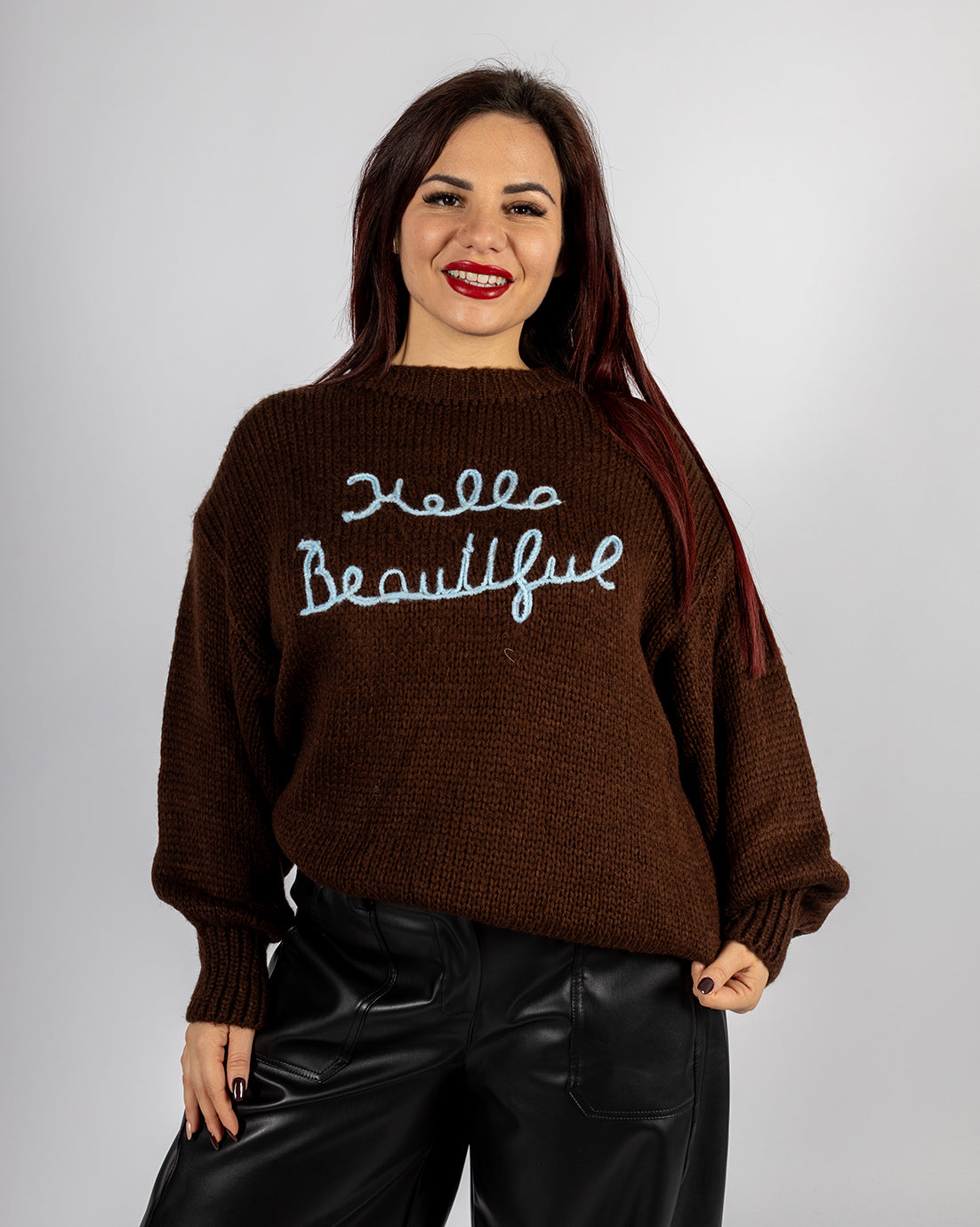 MAGLIONE HELLO BEAUTIFUL