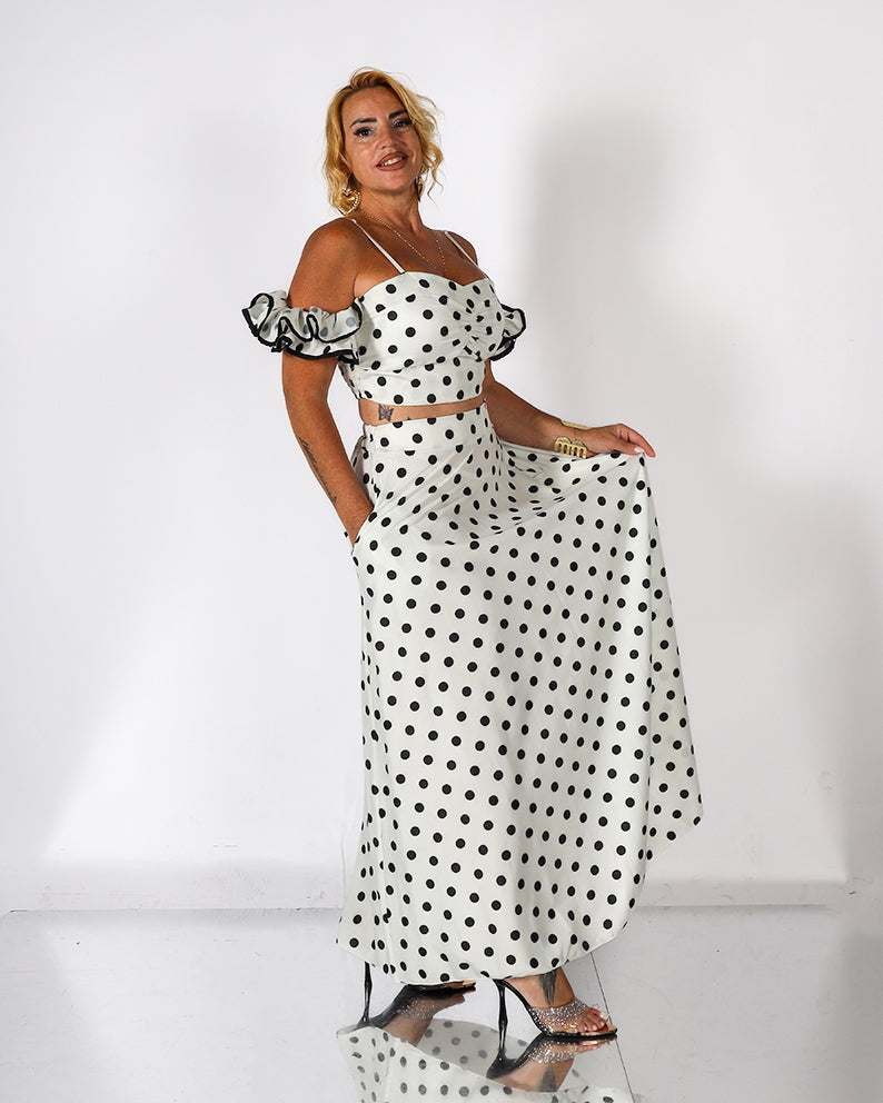 Coordinato Diamond Pois