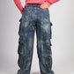 JEANS CARGO TASCHE