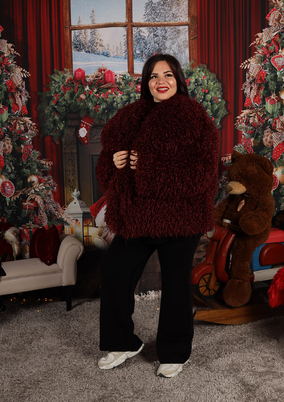 Pelliccia effetto Mongolia