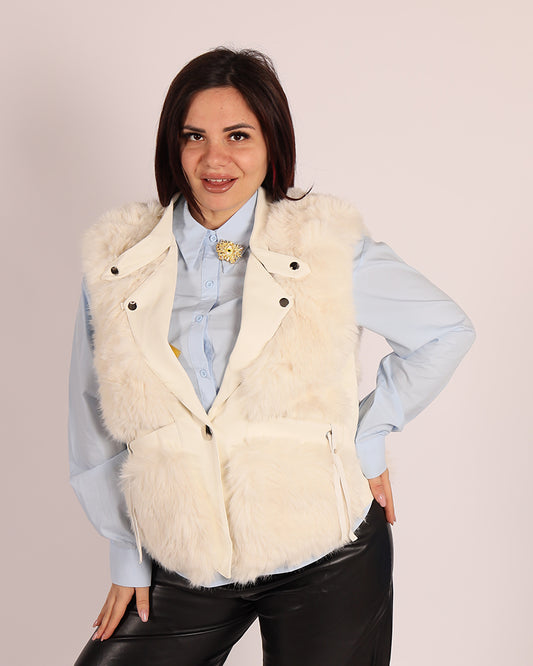 GILET PELLICCIA MOD GIACCA