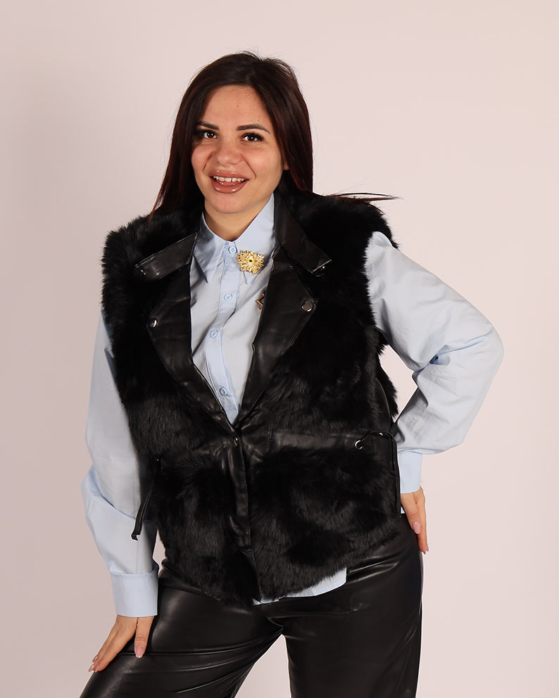 GILET PELLICCIA MOD GIACCA