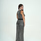 Coordinato Top e Pantalone con Pailettes