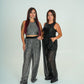 Coordinato Top e Pantalone con Pailettes