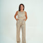 Coordinato Top e Pantalone con Pailettes