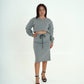 Coordinato Felpa a maniche lunghe con gonna lunga