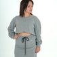 Coordinato Felpa a maniche lunghe con gonna lunga