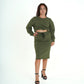 Coordinato Felpa a maniche lunghe con gonna lunga