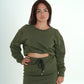 Coordinato Felpa a maniche lunghe con gonna lunga