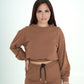 Coordinato Felpa a maniche lunghe con gonna lunga