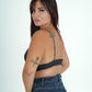 Top a Jeans con Brillantini