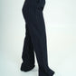 Pantaloni classici con elastico bianco