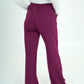 Pantaloni classici con elastico bianco