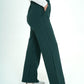 Pantaloni classici con elastico bianco