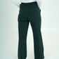Pantaloni classici con elastico bianco