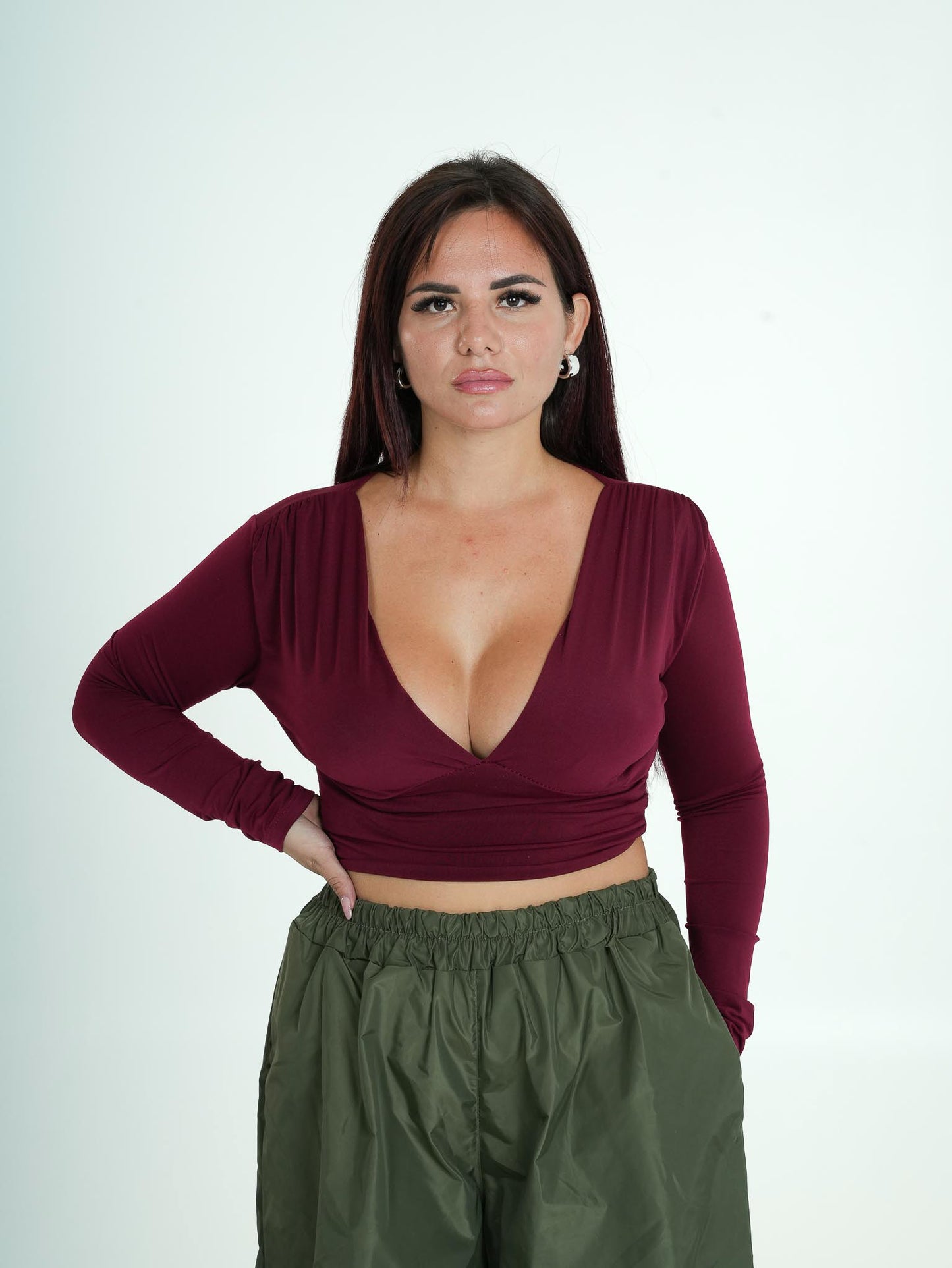 Maglietta corta a top