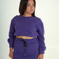 Coordinato Felpa a maniche lunghe con gonna lunga