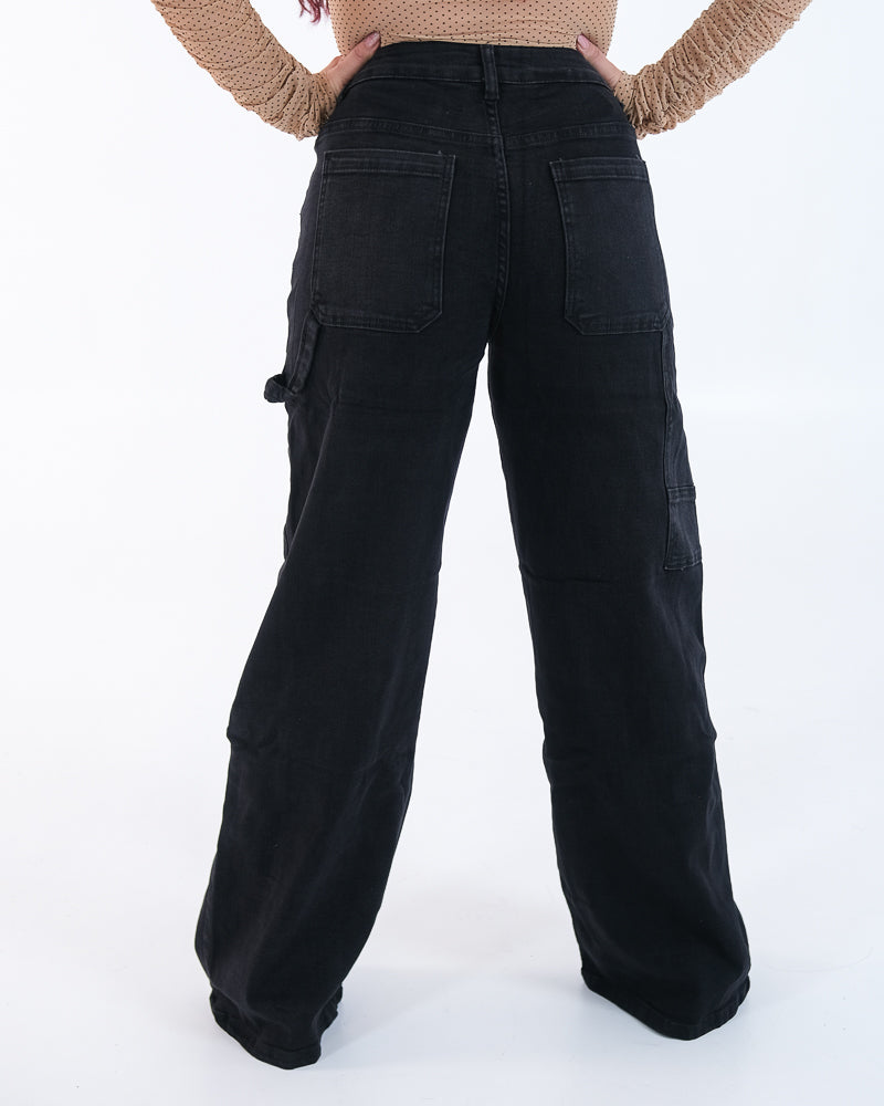 JEANS SEMPLICE NERO